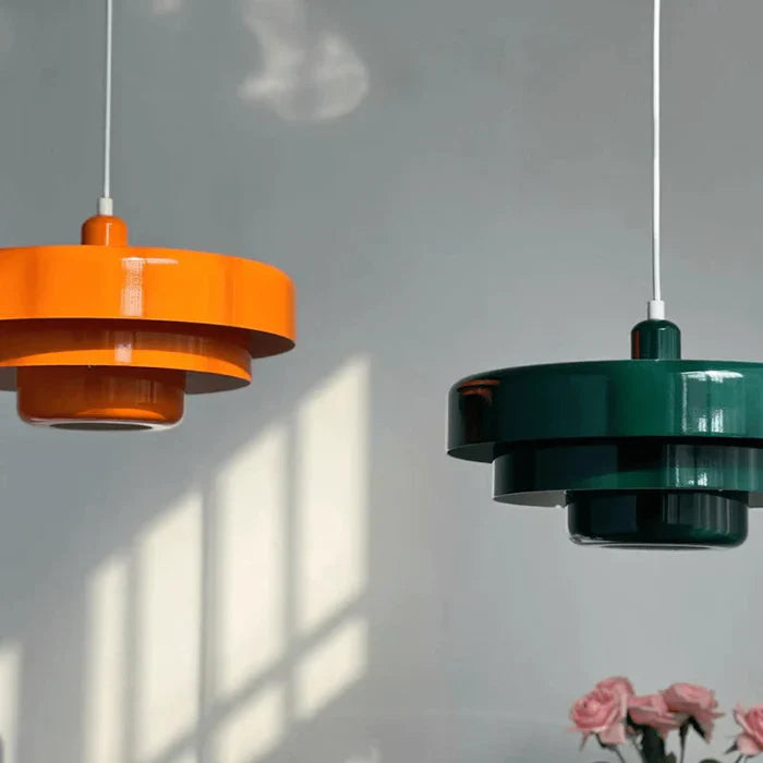 Vintage LED Lampa wisząca - TimelessGlow-Zielony-Zimna biel-Trend Polska