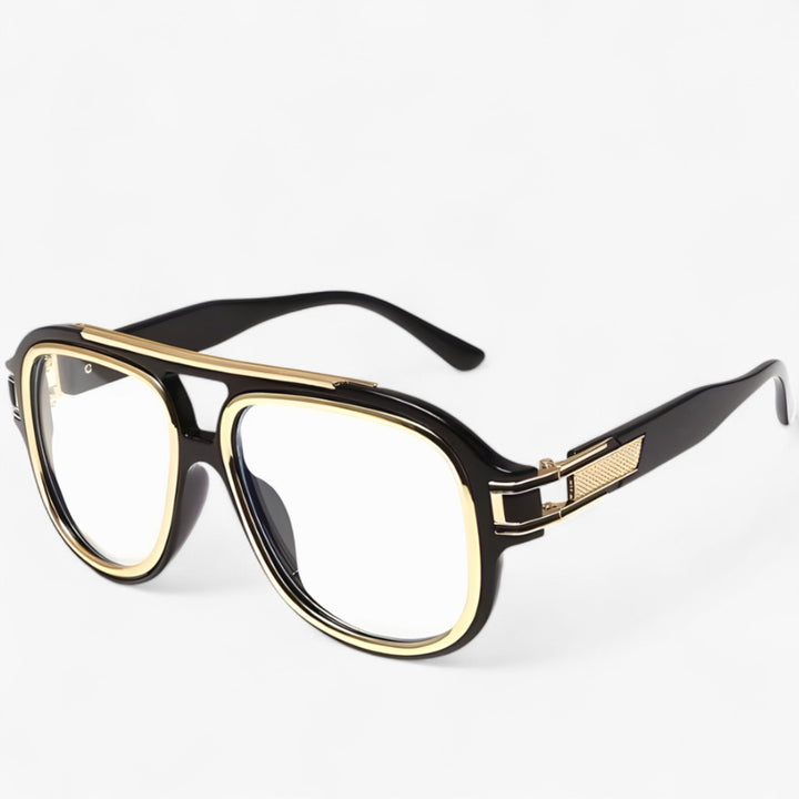 Vintage okulary przeciwsłoneczne z przyjaznym dla skóry designem – Lumis-Transparant Schwarz-Trend Polska