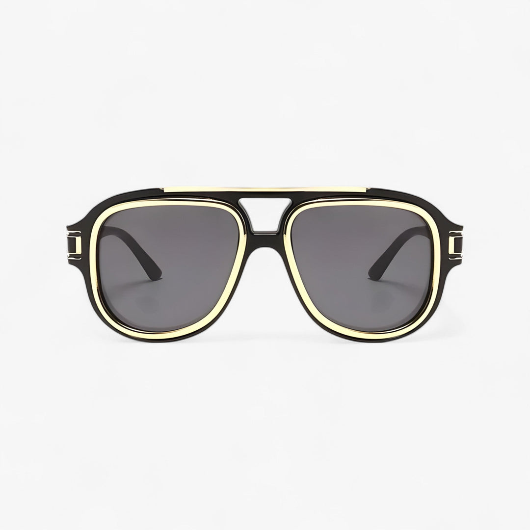 Vintage okulary przeciwsłoneczne z przyjaznym dla skóry designem – Lumis-Czarny-Trend Polska