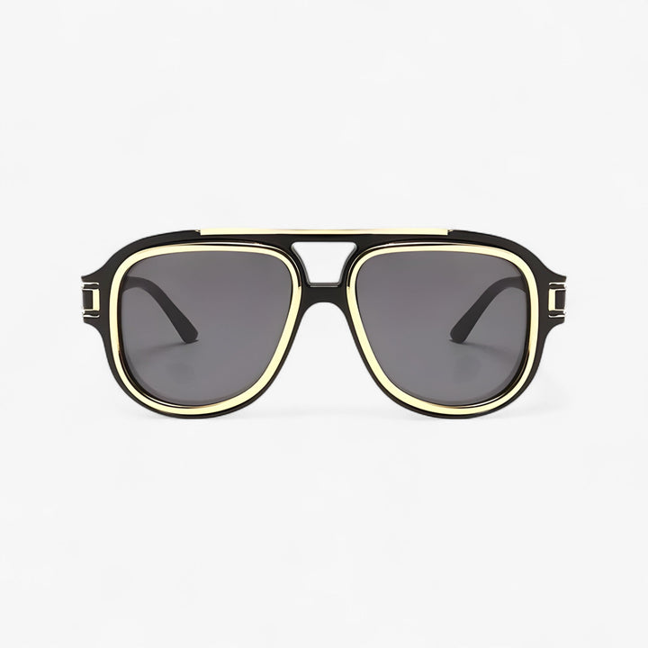 Vintage okulary przeciwsłoneczne z przyjaznym dla skóry designem – Lumis-Czarny-Trend Polska