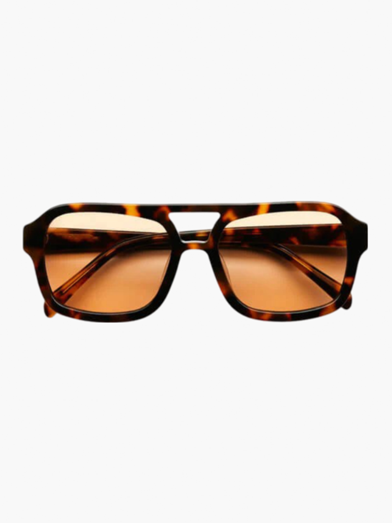 Vintage okulary przeciwsłoneczne z UV i retro urokiem – Loreen-Żółwia/Pomarańczowy-Trend Polska