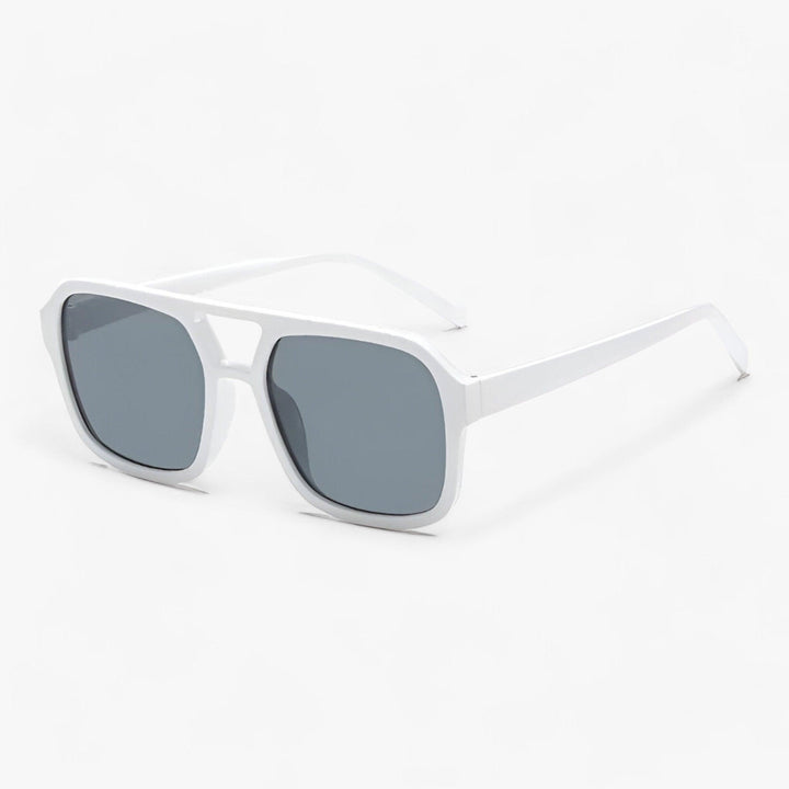 Vintage Oversized Okulary przeciwsłoneczne z kwadratową ramką – Spectra-Biały-Trend Polska