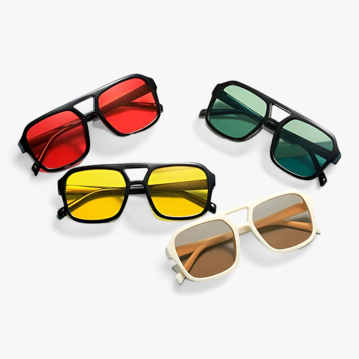 Vintage Oversized Okulary przeciwsłoneczne z kwadratową ramką – Spectra-Schwartz-Trend Polska