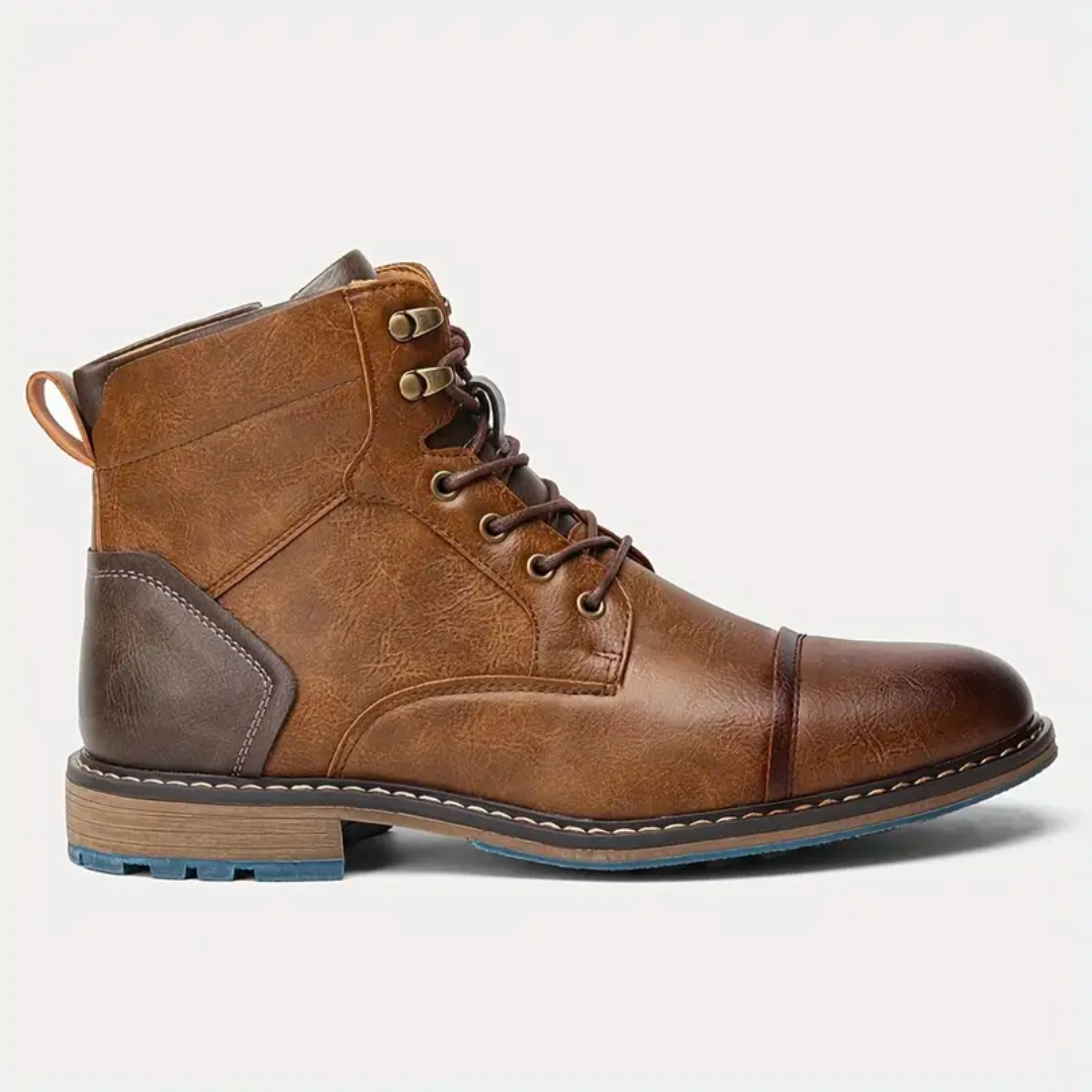 Vintage Skórzane Buty Męskie - Oliver-40-Trend Polska