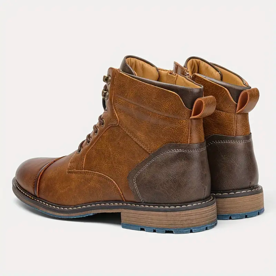 Vintage Skórzane Buty Męskie - Oliver-40-Trend Polska