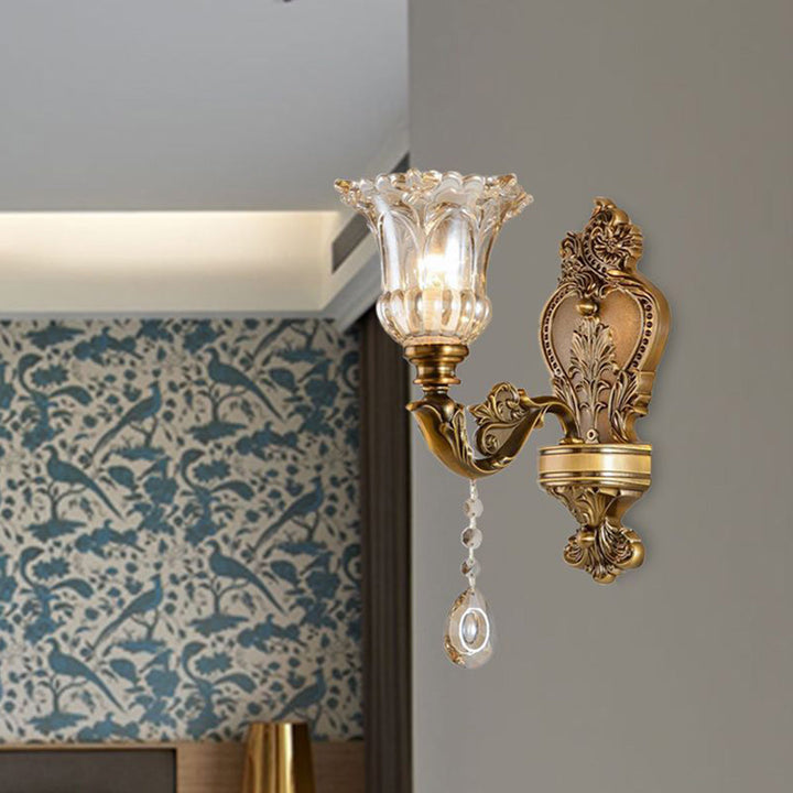 Vintage Złota Lampa Ścienna – Aureo-1-Trend Polska
