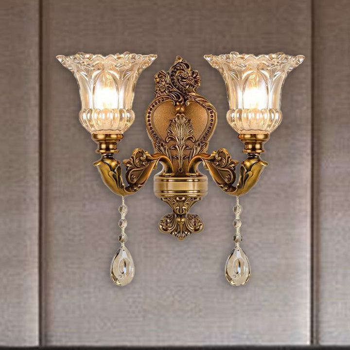 Vintage Złota Lampa Ścienna – Aureo-1-Trend Polska
