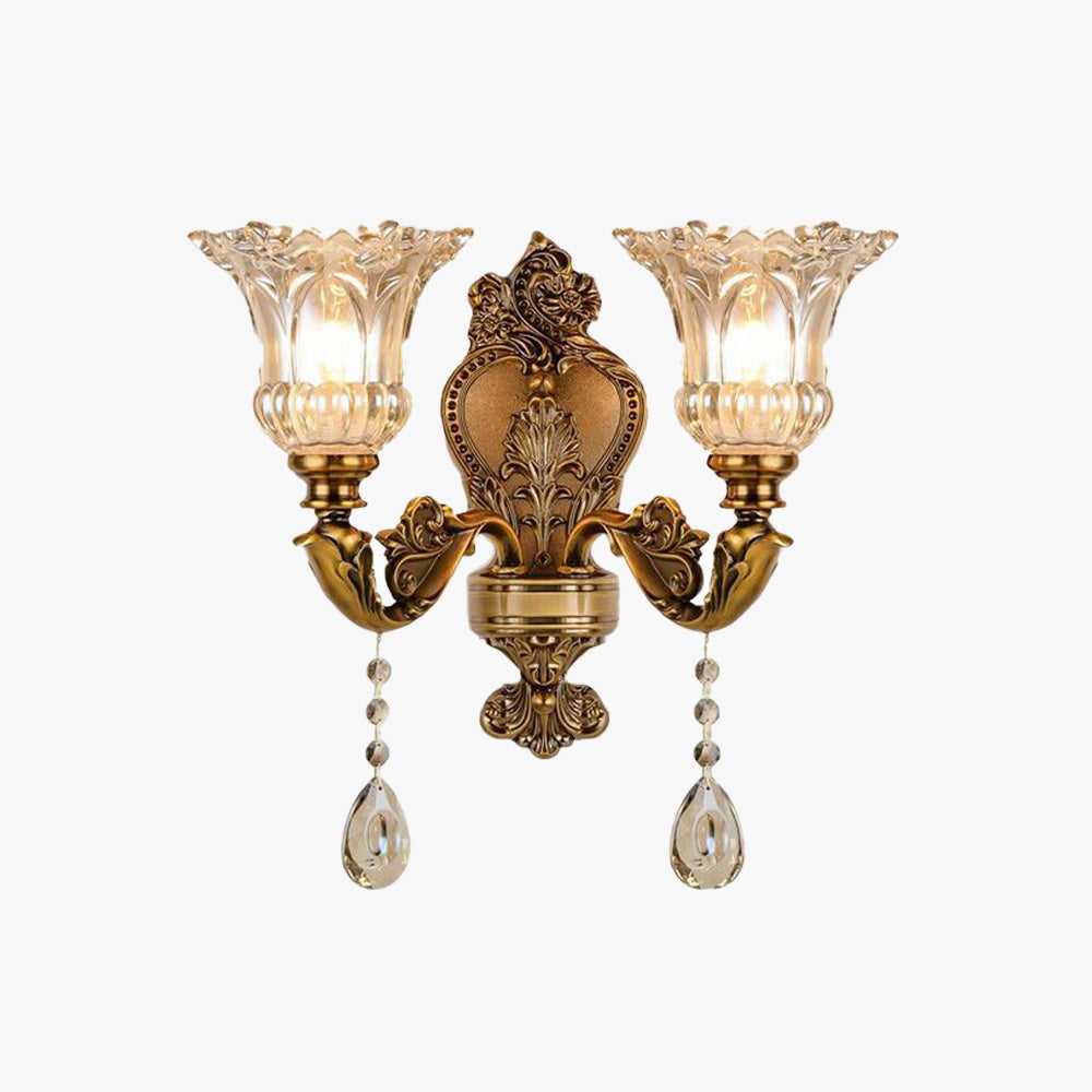Vintage Złota Lampa Ścienna – Aureo-1-Trend Polska