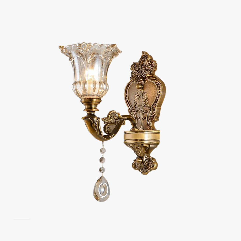 Vintage Złota Lampa Ścienna – Aureo-1-Trend Polska