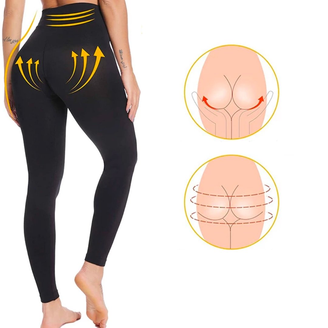 Vygodne Premium Legginsy - ShapeFit-Czarny-32-Trend Polska