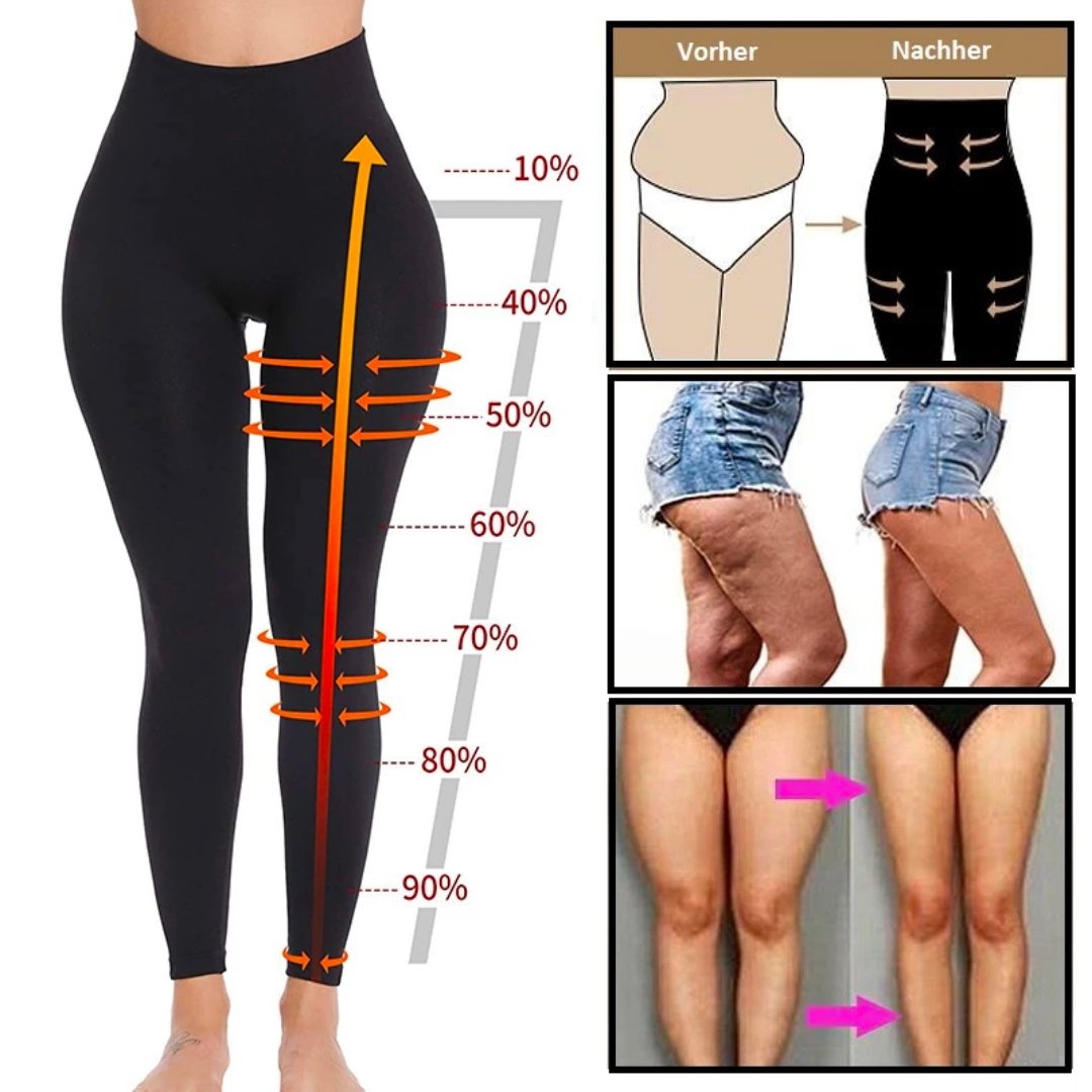 Vygodne Premium Legginsy - ShapeFit-Czarny-32-Trend Polska