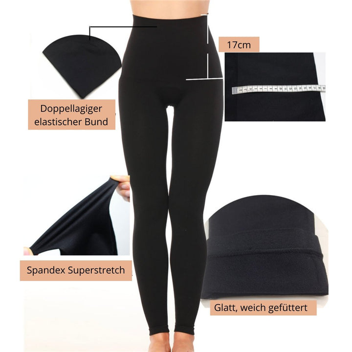 Vygodne Premium Legginsy - ShapeFit-Czarny-32-Trend Polska