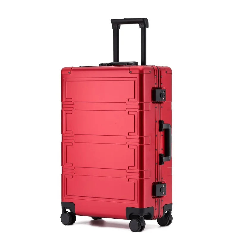 Walcowanie aluminiowych twardych walizek – Pristina-Rot-S (46 L)-Trend Polska