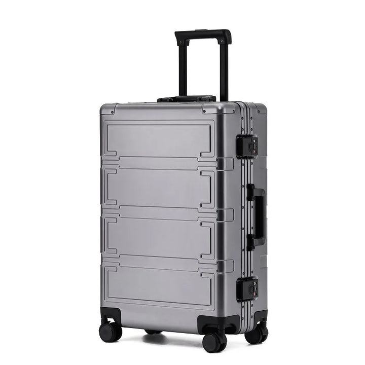 Walcowanie aluminiowych twardych walizek – Pristina-Szary-M (67 L)-Trend Polska