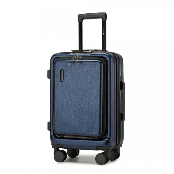 Walizka twarda – Denver-Niebieski-S (40 L)-Trend Polska