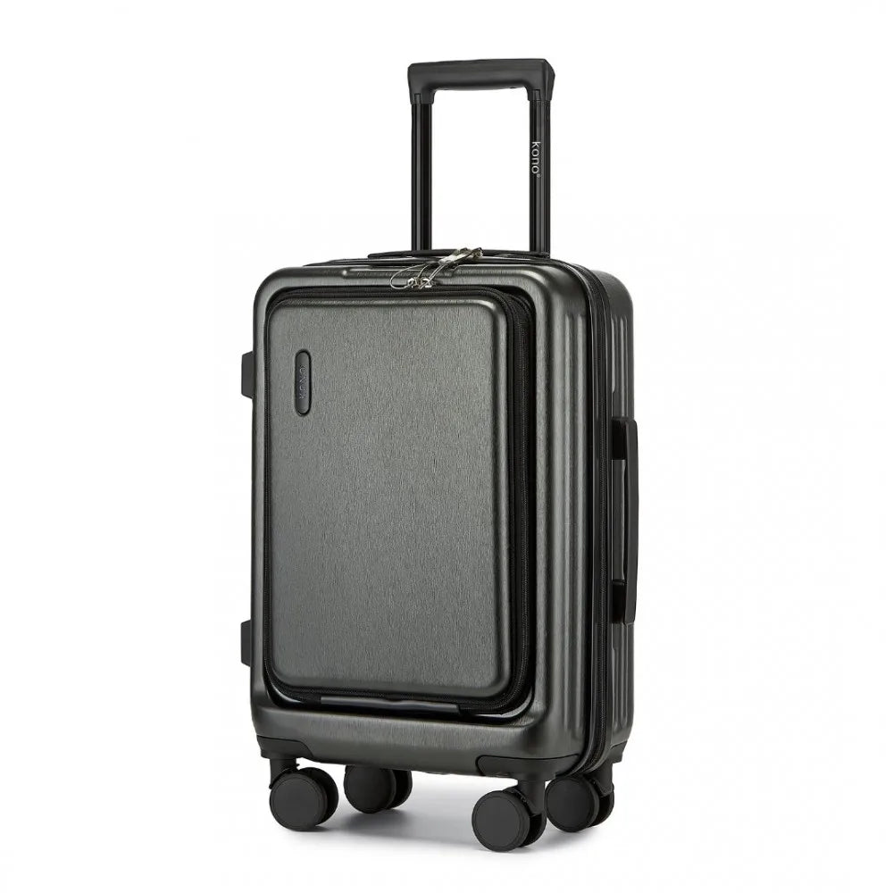 Walizka twarda – Denver-Szary-S (40 L)-Trend Polska