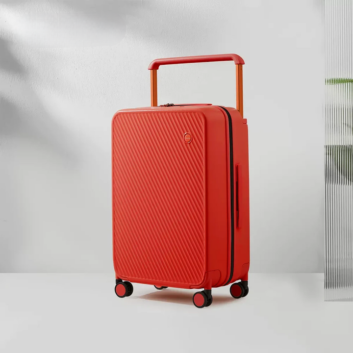 Walizka twarda z szerokim uchwytem – Oslo Metropolitan-Rot-S (37 L)-Trend Polska