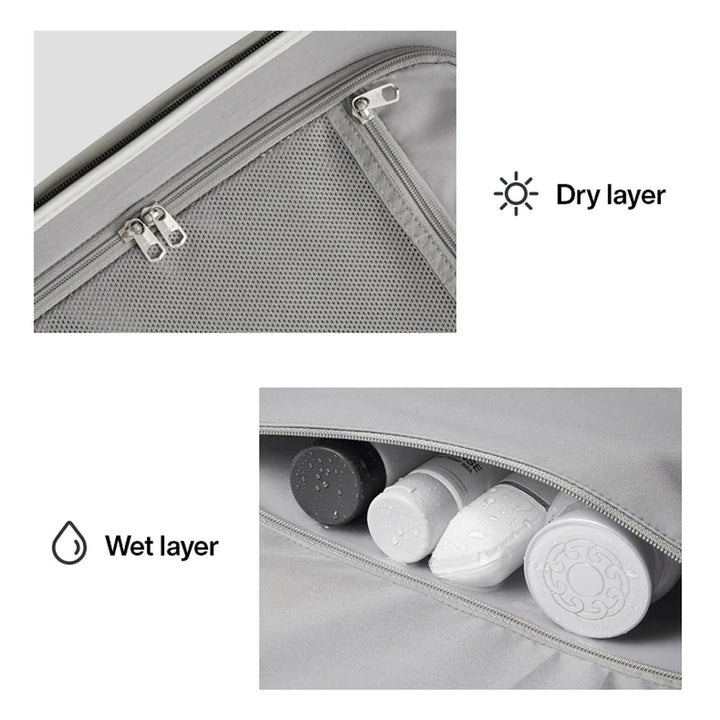 Walizka twarda z szerokim uchwytem – Oslo Metropolitan-Biały-S (37 L)-Trend Polska