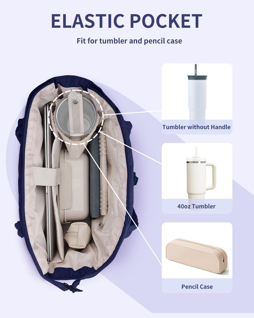 Quilted Puffer Tote z uchwytem na kubek i kieszenią na laptopa do podróży i pracy