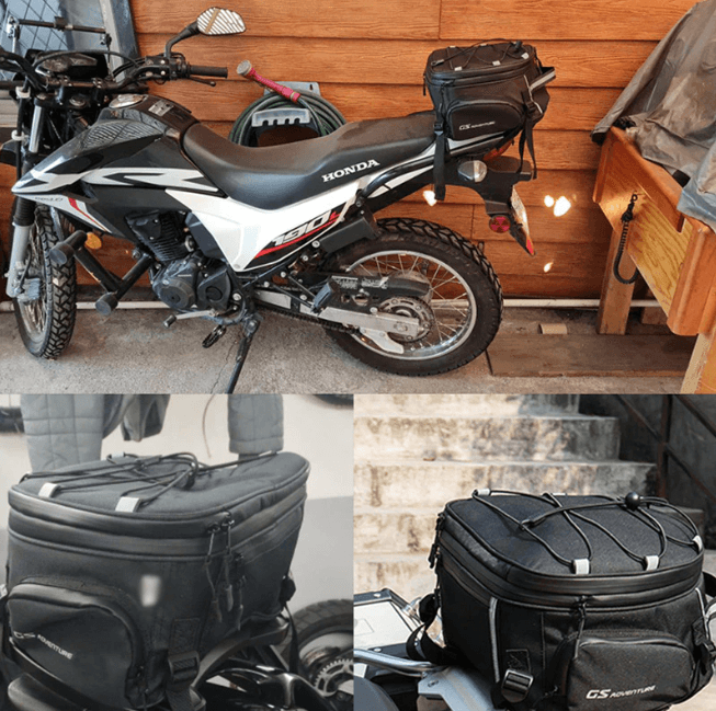 Wodoodporny plecak motocyklowy z wieloma przegródkami