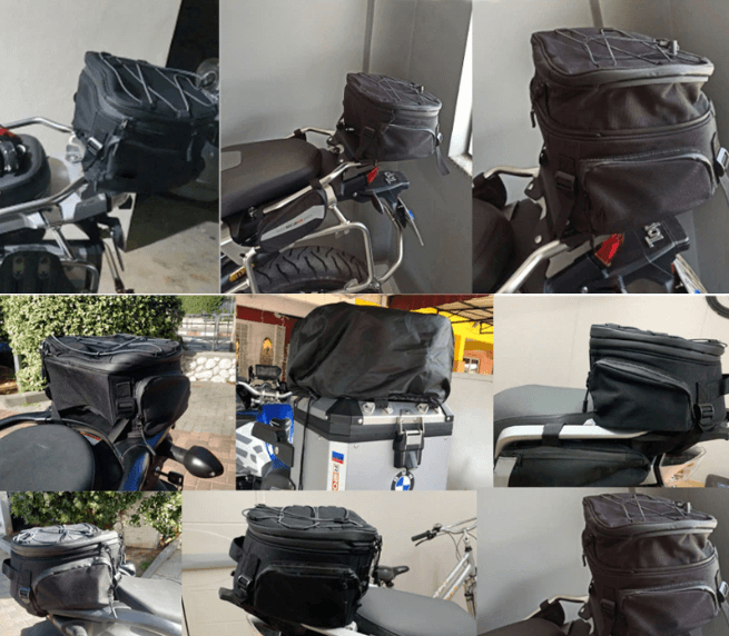 Wodoodporny plecak motocyklowy z wieloma przegródkami