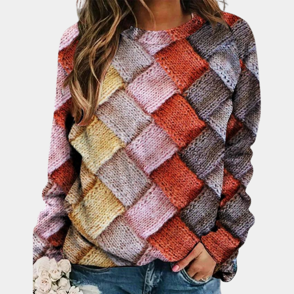 Wesoła bluza damska - Nova-Różowy-XS-Trend Polska