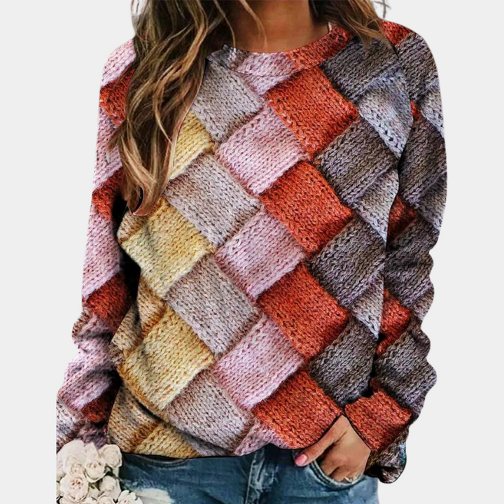 Wesoła bluza damska - Nova-Różowy-XS-Trend Polska