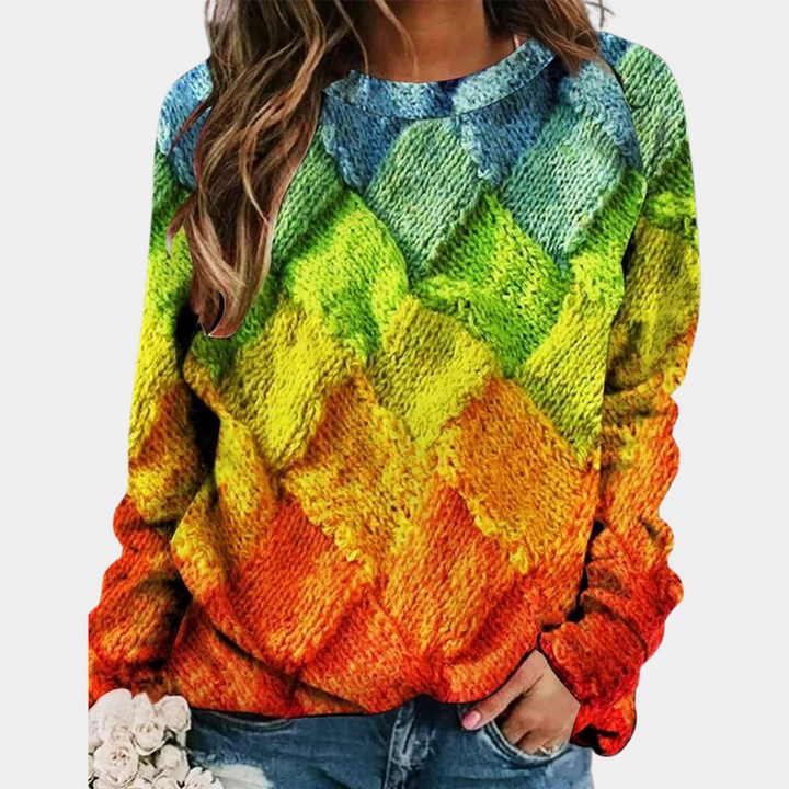 Wesoła bluza damska - Nova-Zielony-XS-Trend Polska