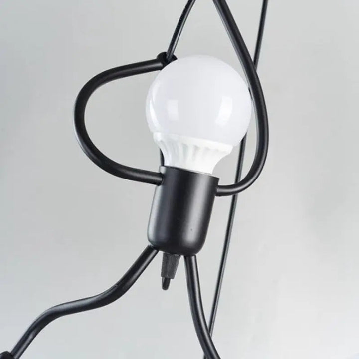 Wesoła Lampa Ścienna w Kształcie Lalki - RetroGlow-1 Żarówka-Trend Polska