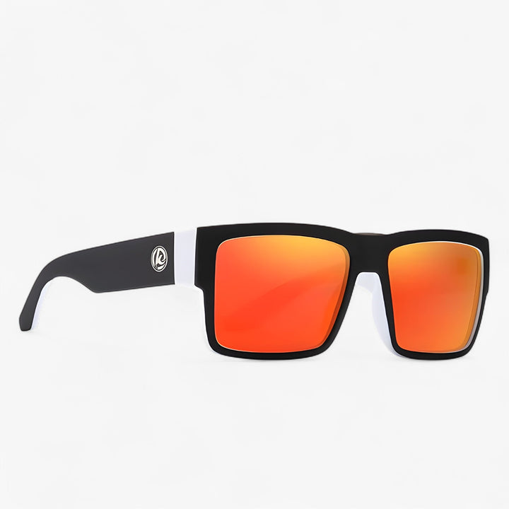 Wiatroszczelne sportowe okulary przeciwsłoneczne z polaryzacją – Stratos-Pomarańcza-Trend Polska