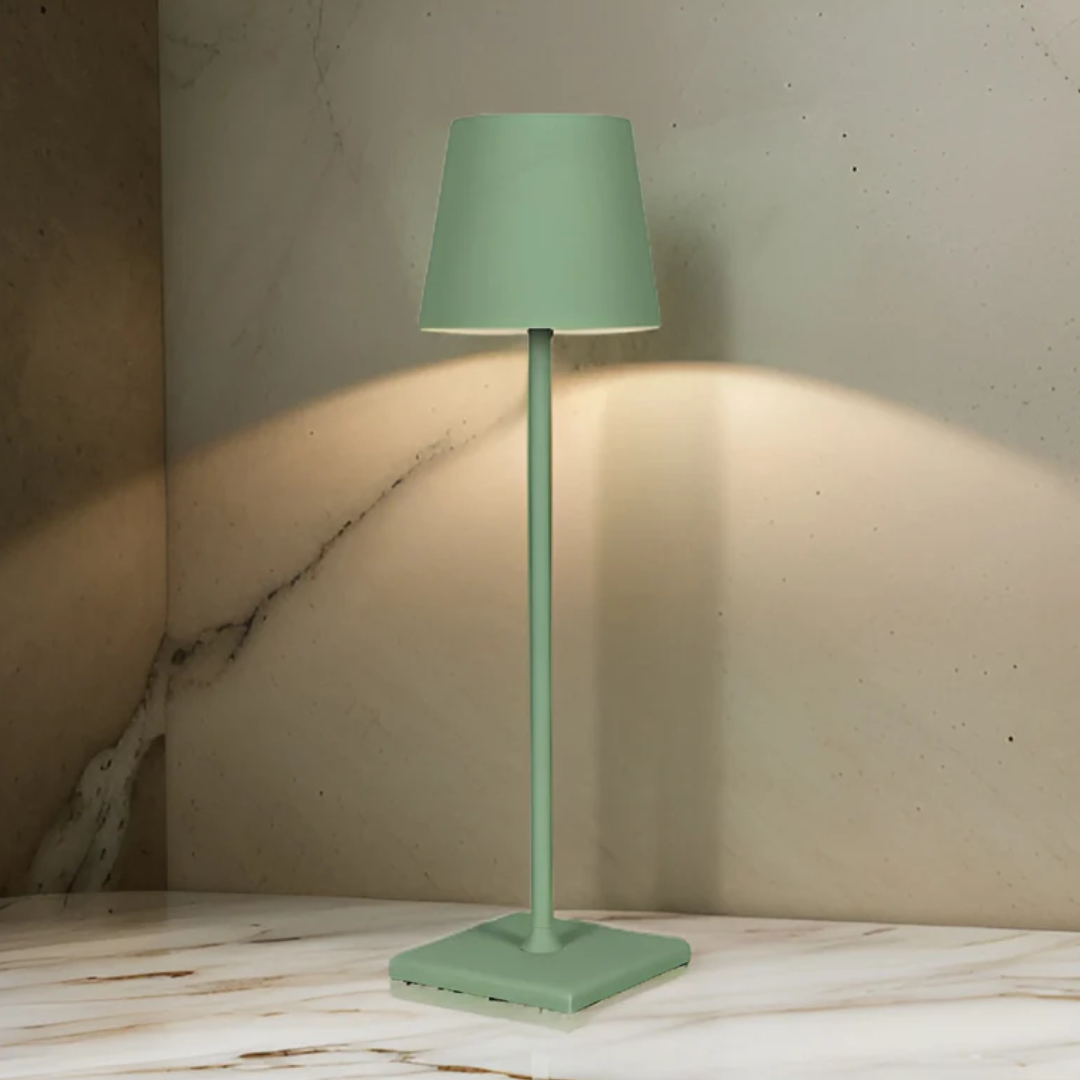 Wielofunkcyjna Bezprzewodowa Ładowalna Lampa Stołowa - NordicAura-zielony-Trend Polska