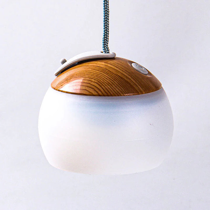 Wielofunkcyjna Lampa Kampa Vintage - HeritageGlow-Włókna drewna-Trend Polska