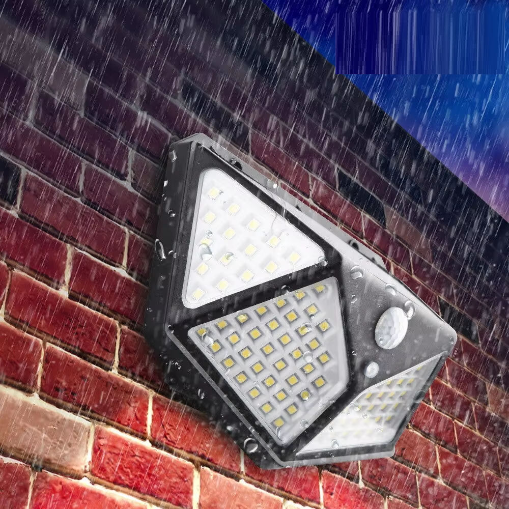 WIELOFUNKCYJNA LAMPA SOLARNA - WODOSZCZELNE OŚWIETLENIE OGRODOWE LED Z CZUJNIKIEM RUCHU
