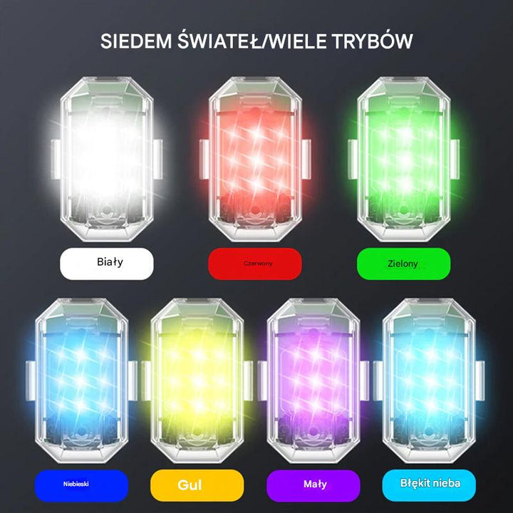 Wielofunkcyjna latarka LED - ColorBeam-1 Zestaw (Zestaw 2)-Trend Polska