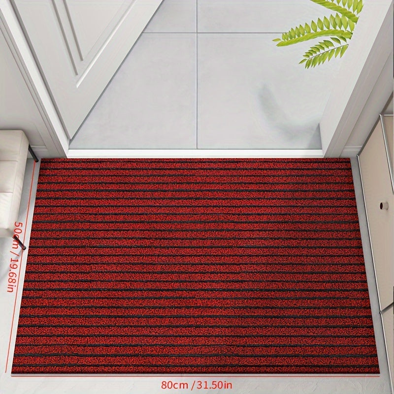 Wielosezonowa Wycieraczka do Wewnętrz i na Zewnątrz - WeatherGuard Pro-Szary-50cmx80cm-Trend Polska