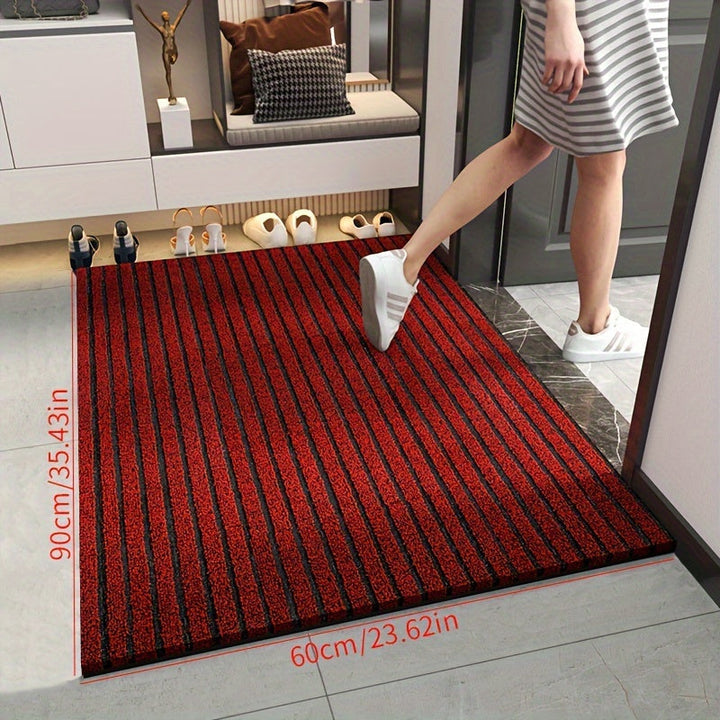 Wielosezonowa Wycieraczka do Wewnętrz i na Zewnątrz - WeatherGuard Pro-Szary-50cmx80cm-Trend Polska