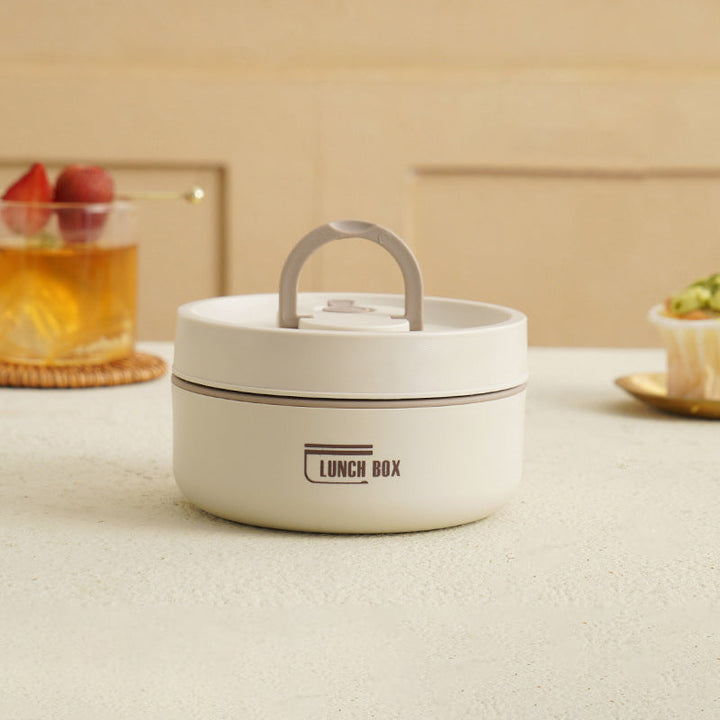 Wielowarstwowy Izolowany Lunchbox z BEZPŁATNĄ Torbą - ThermoBox-Niebieski-Mały-Trend Polska