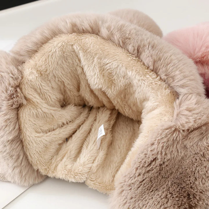 Winter Shield Czapka narciarska z uszami dla kobiet - Tressa-Różowy-Trend Polska