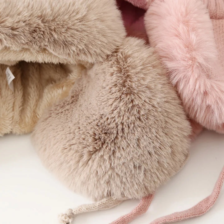 Winter Shield Czapka narciarska z uszami dla kobiet - Tressa-Różowy-Trend Polska