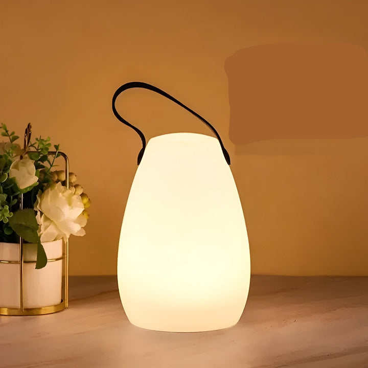 Wodoodporna Bezprzewodowa Lampa Stołowa LED do Użytku Wewnętrznego i Zewnętrznego - Lumora-Owal-Trend Polska