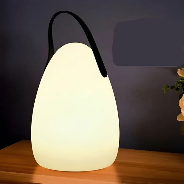 Wodoodporna Bezprzewodowa Lampa Stołowa LED do Użytku Wewnętrznego i Zewnętrznego - Lumora-Okrągły-Trend Polska