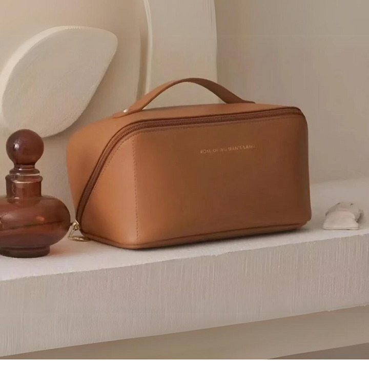 Wodoodporna kosmetyczka - BeautyGuard-Brązowy-Trend Polska