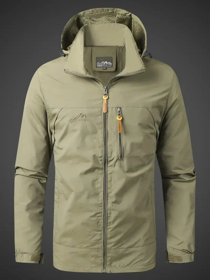 Wodoodporna Męska Kurtka Varsity - StormGuard-Khaki-M-Trend Polska
