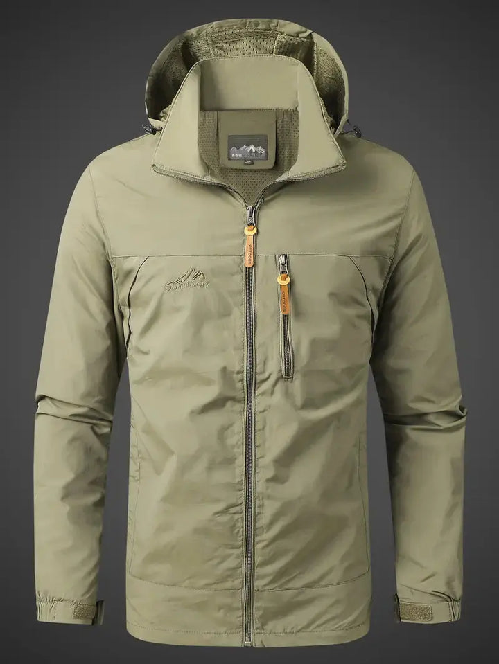 Wodoodporna Męska Kurtka Varsity - StormGuard-Khaki-M-Trend Polska