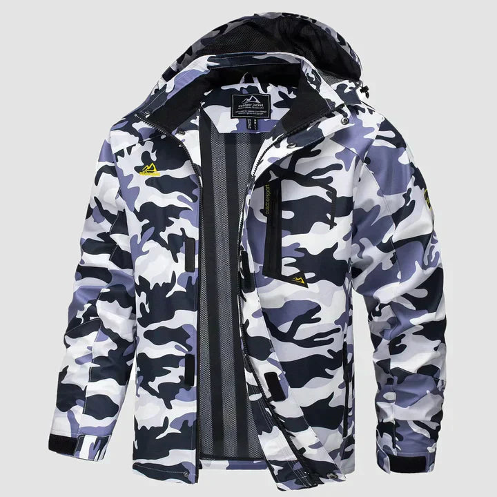 Wodoodporna Męska Kurtka Zimowa - Viktor-Denim Niebieski-L-Trend Polska