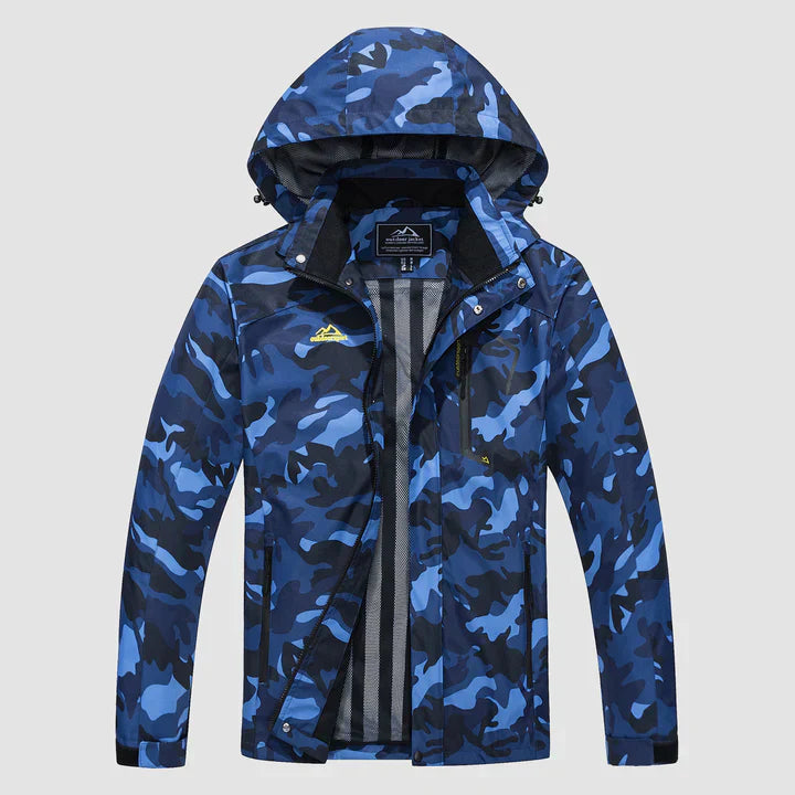 Wodoodporna Męska Kurtka Zimowa - Viktor-Denim Niebieski-L-Trend Polska
