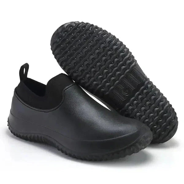 Wodoodporne buty robocze Slip-On dla komfortu i bezpieczeństwa – Lennart-Czarny-35-Trend Polska
