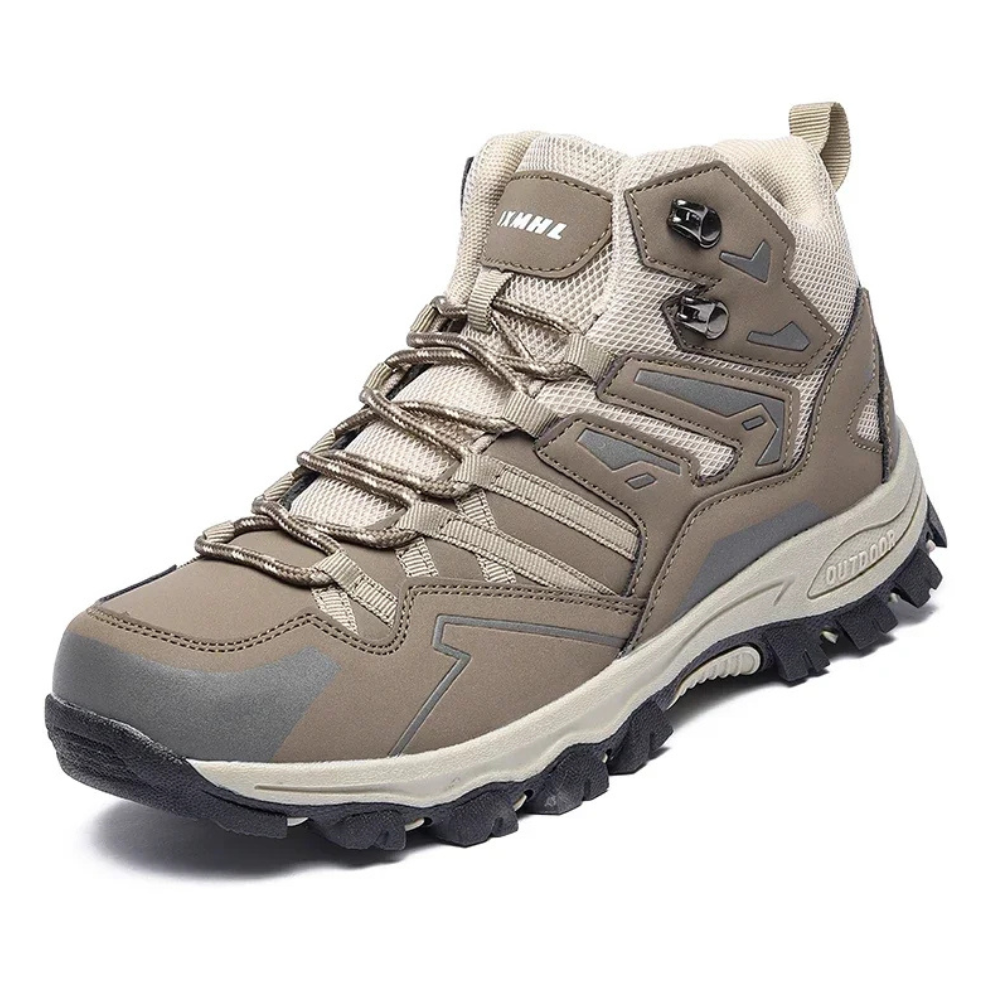 Wodoodporne buty trekkingowe - SummitGuard-36-Beżowy-Trend Polska