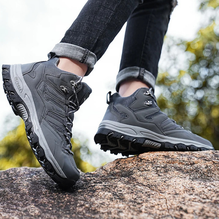 Wodoodporne buty trekkingowe - SummitGuard-36-Szary-Trend Polska