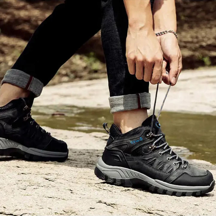 Wodoodporne buty trekkingowe - SummitGuard-36-Czarny-Trend Polska